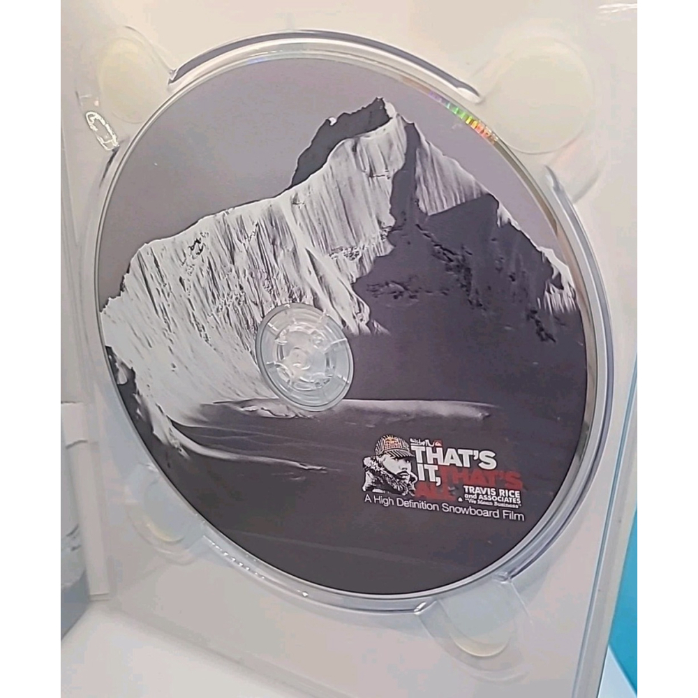 That's It, That's All Travis Rice Snowboarding (DVD & Book Limited Edition) - Picture 4 of 5